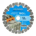 Диск алмазный по бетону Kronger B200180B сегментный 180x22.2x2.7 мм