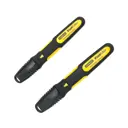Набор Stanley 0-47-314 из 2-х черных маркеров FatMax с плоским наконечником