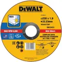 Диск отрезной по нержавеющей стали тип 41 Dewalt 230x22.2x1.9 мм