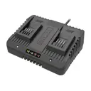 Зарядное устройство для аккумуляторов двойное Worx WA3772, 20 В Li-Ion