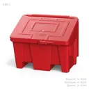 Ящик Polimer group FB1605 60x66x84 см пластик цвет красный