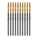 Сверло спиральное по металлу HSS Denzel Golden Tip 717203 2x92 мм, 10 шт
