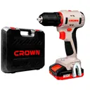 Дрель-шуруповерт аккумуляторная бесщеточная Crown CT21091HX-2 BMC, 20 В Li-Ion 2x2 Ач