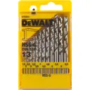 Набор сверл по стали HSS-G Dewalt DT5922-QZ, 13 шт