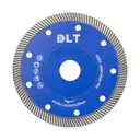 Диск алмазный по керамограниту DLT Super Thin Turbo 1424 сплошной 125x22.23x1.2 мм
