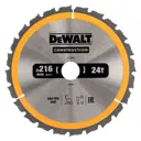 Диск пильный по дереву Dewalt DT1952-QZ 24T 216x30x1.7 мм
