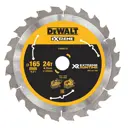 Диск пильный по дереву Dewalt DT99560-QZ 24T 165x20x1.2 мм