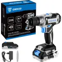 Дрель-шуруповерт аккумуляторная Deko 085-1005 2030099, 20 В Li-Ion 2x3 Ач