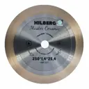 Диск алмазный по керамограниту Hilberg HM507 сплошной 250x25.4x1.4 мм
