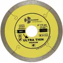 Диск алмазный по керамограниту Trio-Diamond UTW501 сплошной 115x22.2x1.2 мм