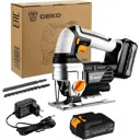 Лобзик аккумуляторный Deko DKJS20, 20 В Li-Ion 2x2 Ач