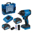Гайковерт аккумуляторный бесщеточный Bull SC 1804 XLTpro, 18 В Li-Ion 2x4 Ач, 400 Нм