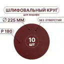 Круг шлифовальный Vitatools R-225-P180-10-0 P180 225 мм, 10 шт