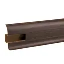 Плинтус напольный Kaiser Палисандр высота 60 мм длина 2.5 м