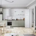 Массивная доска Сибирская береза 301 23 класс толщина 19 мм с фаской 1.21 м²
