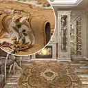 Ковер синтетический Белка 20606_22155 материал сегура Акварель 150x230 см