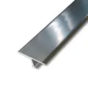 Т-Образный Порог для Напольного Покрытия из Алюминия 900x26 мм Графит Глянец