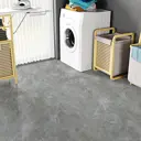 LVT Плитка Bazzart Доломит серый 30.48 x 30.48 см толщина 1.50 мм 1.67 м², 18 шт.