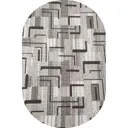 Палас Принт Скала (17_34) овал 150x200 см