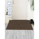 Коврик придверный Shahintex Жаккард ТПР 80x120 см мокко