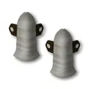 Угол наружный (внешний) с крепежом для плинтуса Идеал Классик 210 Дуб пепельный 55 мм 10 шт.