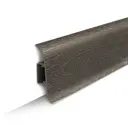 Плинтус напольный Ideal ПВХ дуб мореный 55x22x2200 мм 6 шт.
