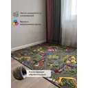 Ковер Avalon Carpet Детский городок полиамид 150x300см зеленый