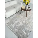 Ковер Laxmi Laxgold 230x160см полиэстер серо-золотой