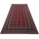 Ковер Moldabela 160x300 см шерсть цвет бордовый