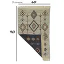 Коврик декоративный L'Cadesi Kilim Gold 58139 Хлопок 60x90 см цвет бежевый-