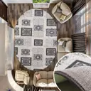 Ковер Белка Сегура Принт Гурзуф (17_34) овал 200x450 см полиамид