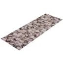 Коврик вырезной icarpet PRINT антискользящий (105) Соты Мрамор 60x200 см бежевый