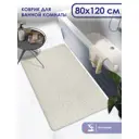Коврик для ванной Shahintex РР 829262прямоугольный 60x120см цвет кремовый