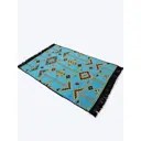Коврик декоративный Melle 80x128 см цвет бирюзовый 6