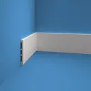 Плинтус напольный Simaland пластиковый ударопрочный 2000x12x122 мм белый
