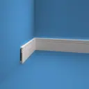 Плинтус напольный Simaland пластиковый ударопрочный 2000x12x80 мм белый