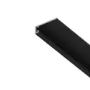 Микроплинтус напольный DoorGal PM-18 черный RAL 9005 2000x18x0.06 мм