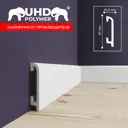 Плинтус напольный Солид полимер ультравысокой плотности 1 UHD 47/80 80x16.5x2000 мм