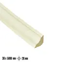 Плинтус-молдинг самоклеящийся Lako Decor молочный 36x26x5000 мм