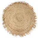 Коврик декоративный Cleopatra джут с кистями IC-18398 круг 80x80 см
