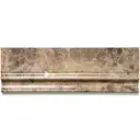 Мозаика Natural Бордюры B022-4- Emperador-Dark мрамор 10x30.5 см
