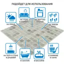 Декоративная мозаика Natural Steppa STP-GR004 31.5x31.5см стекло цвет серый