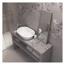 Бордюр Kerama Marazzi Александрия MP000009607 4.80x30см серый, серебристый