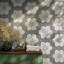 Керамическая вставка Kerama Marazzi Тюрен серый6 12x10.4см