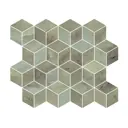 Керамический декор Kerama Marazzi Джардини Зеленый мозаичный 37.5x45см