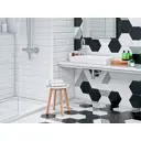 Керамическая плитка Kerama Marazzi Буранелли 24002 23.1x20см цвет черный, цена за упаковку
