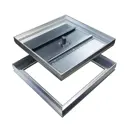 Напольный ревизионный люк Revizor КВ алюминий 20x20 см
