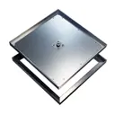 Напольный ревизионный люк Revizor H алюминий 20x20 см