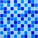 Декоративная мозаика Natural Color Palette Mix CPM-13-25-300x300 30x30см стекло цвет синий