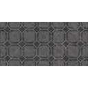 Керамическая плитка Olimpus Grand Декор чёрный 25x50.